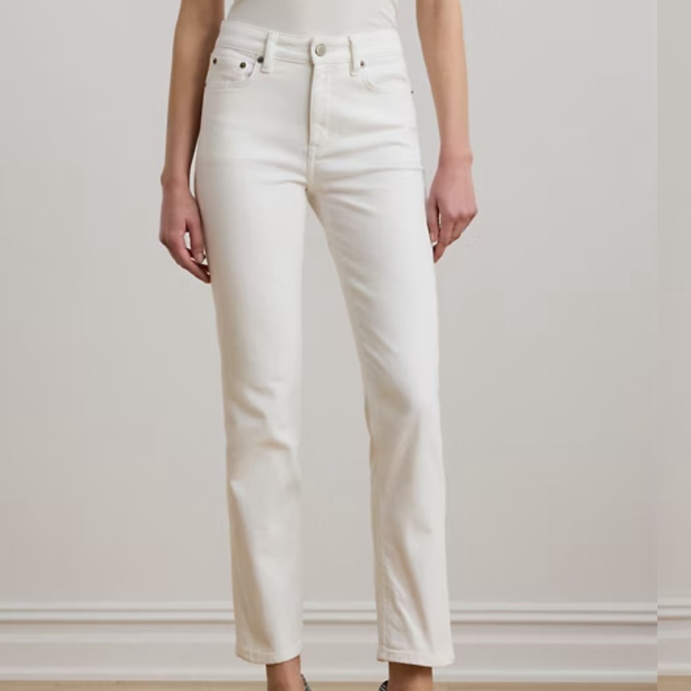 Classic White Women's Jeans Ralph Lauren cropped
